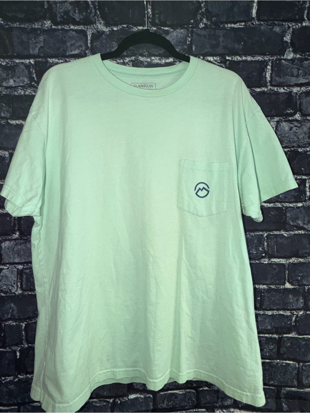 Magellan Outdoors Men's Mint Short Sleeve Pocket Tee (XL)